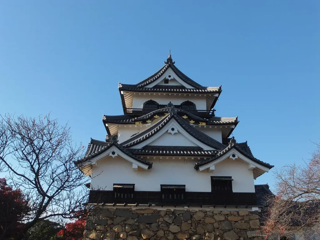 hrad Hikone Japonsko