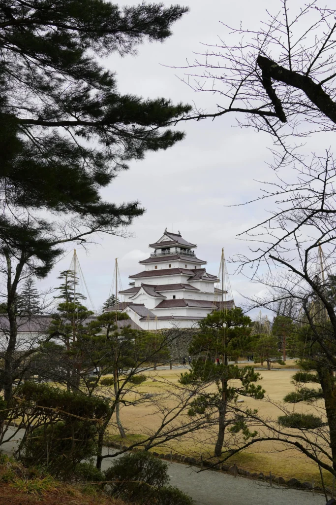 hrad Tsuruga Japonsko,k Fukušima