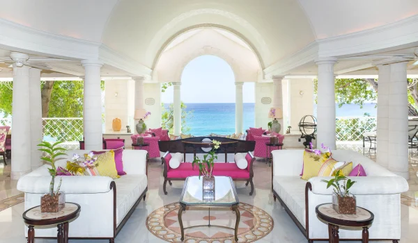 Sandy Lane Barbados pláž výhled