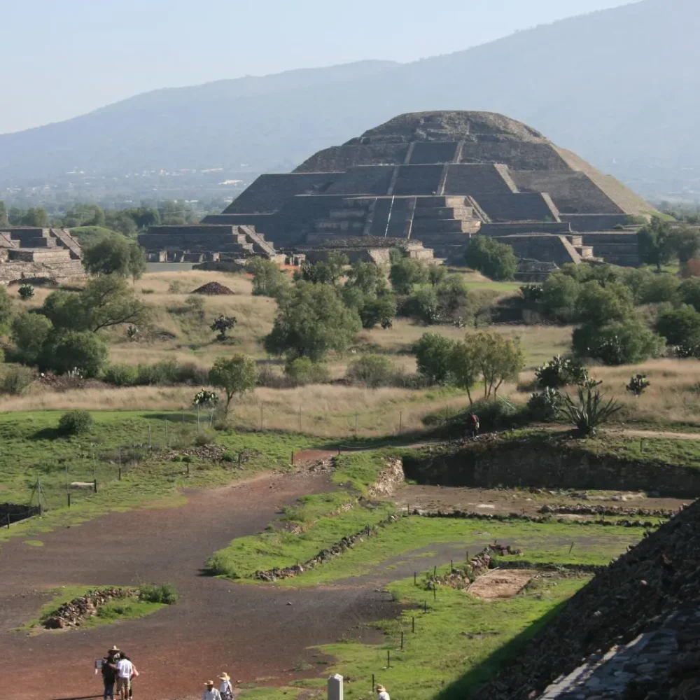 Teotihuacán Mexico pyramidy