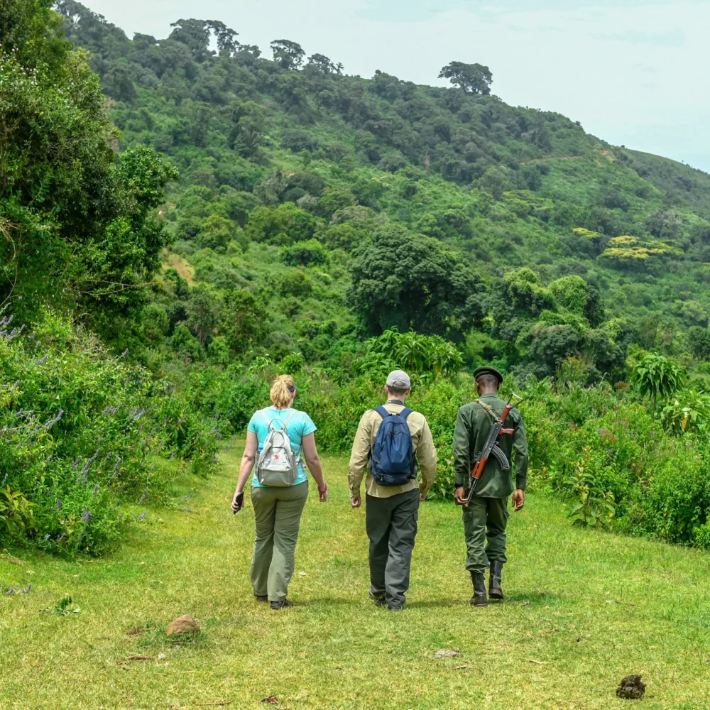 Walking safari Tanzánie