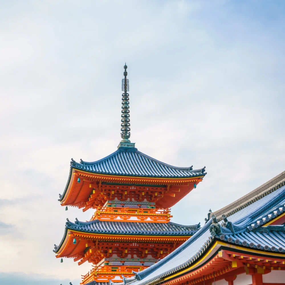 kiyomizu dera chrám Kjóto