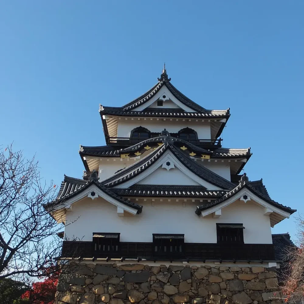 hrad Hikone Japonsko