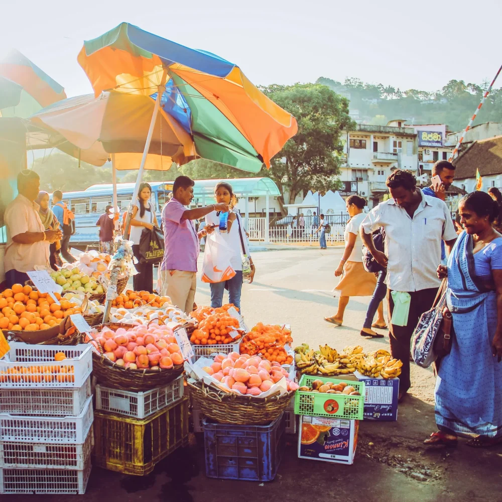 kandy trh s ovocem