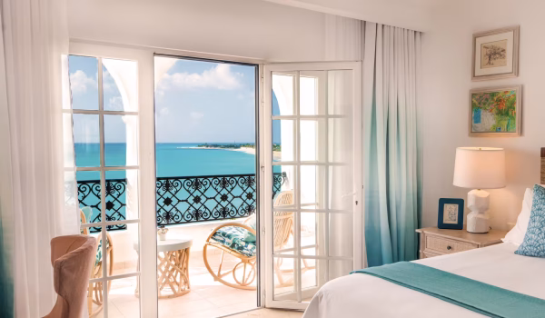 Belmond La Samanna hotel resort ložnice pokoj