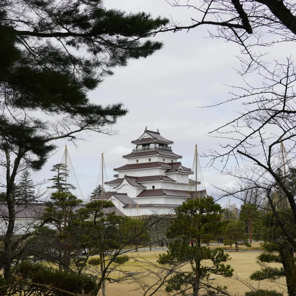 hrad Tsuruga Japonsko,k Fukušima