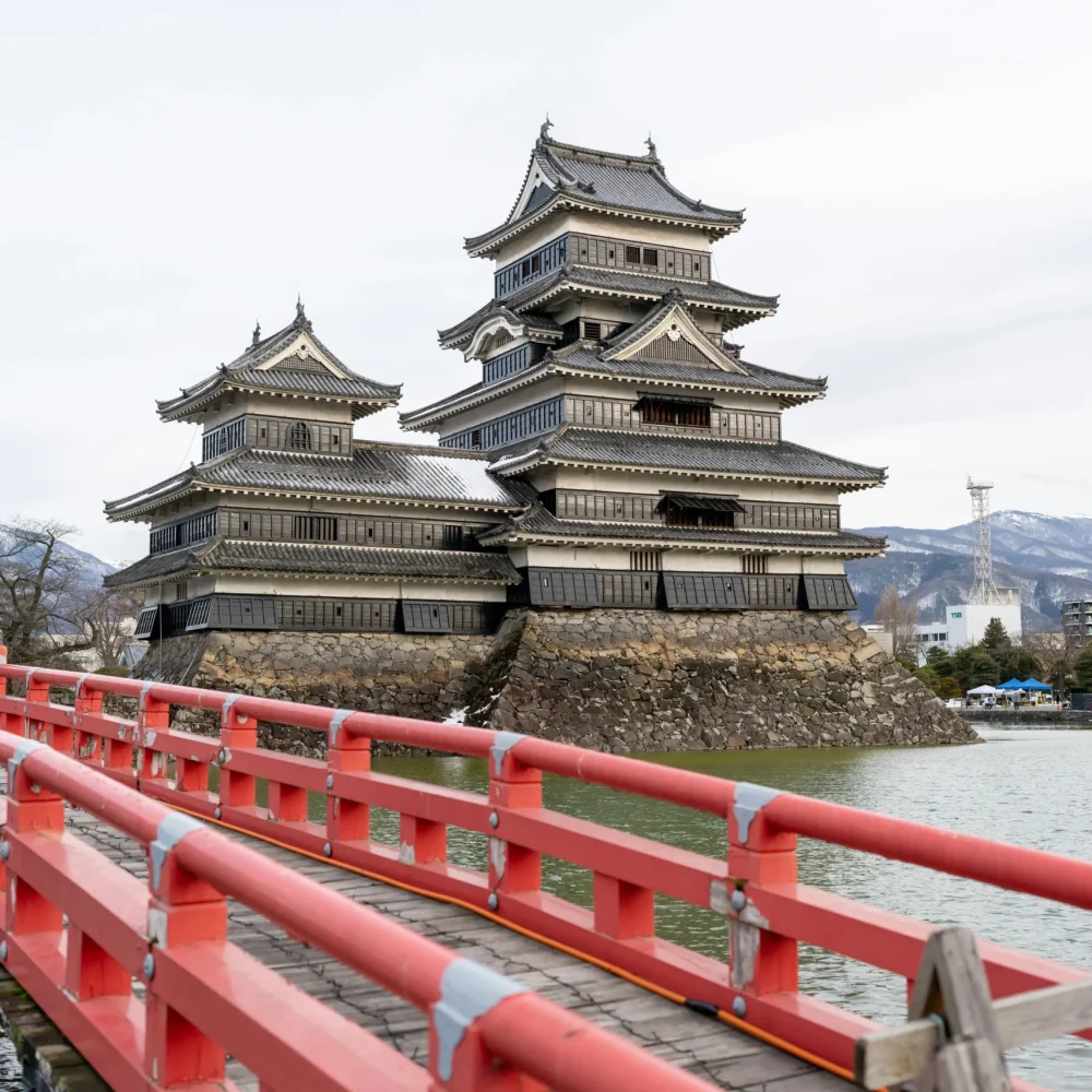 hrad Matsumoto Japonsko